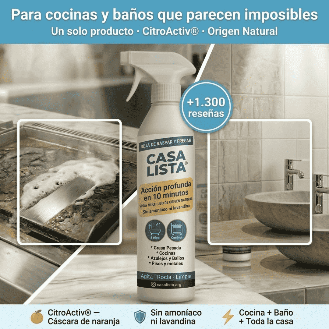 Casa Lista® – Recuperá tu Tiempo (Limpieza Extrema en 10 Minutos)