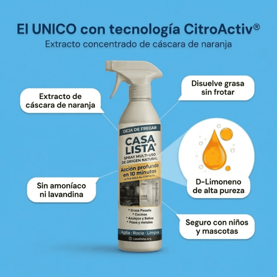 Casa Lista® – Recuperá tu Tiempo (Limpieza Extrema en 10 Minutos)