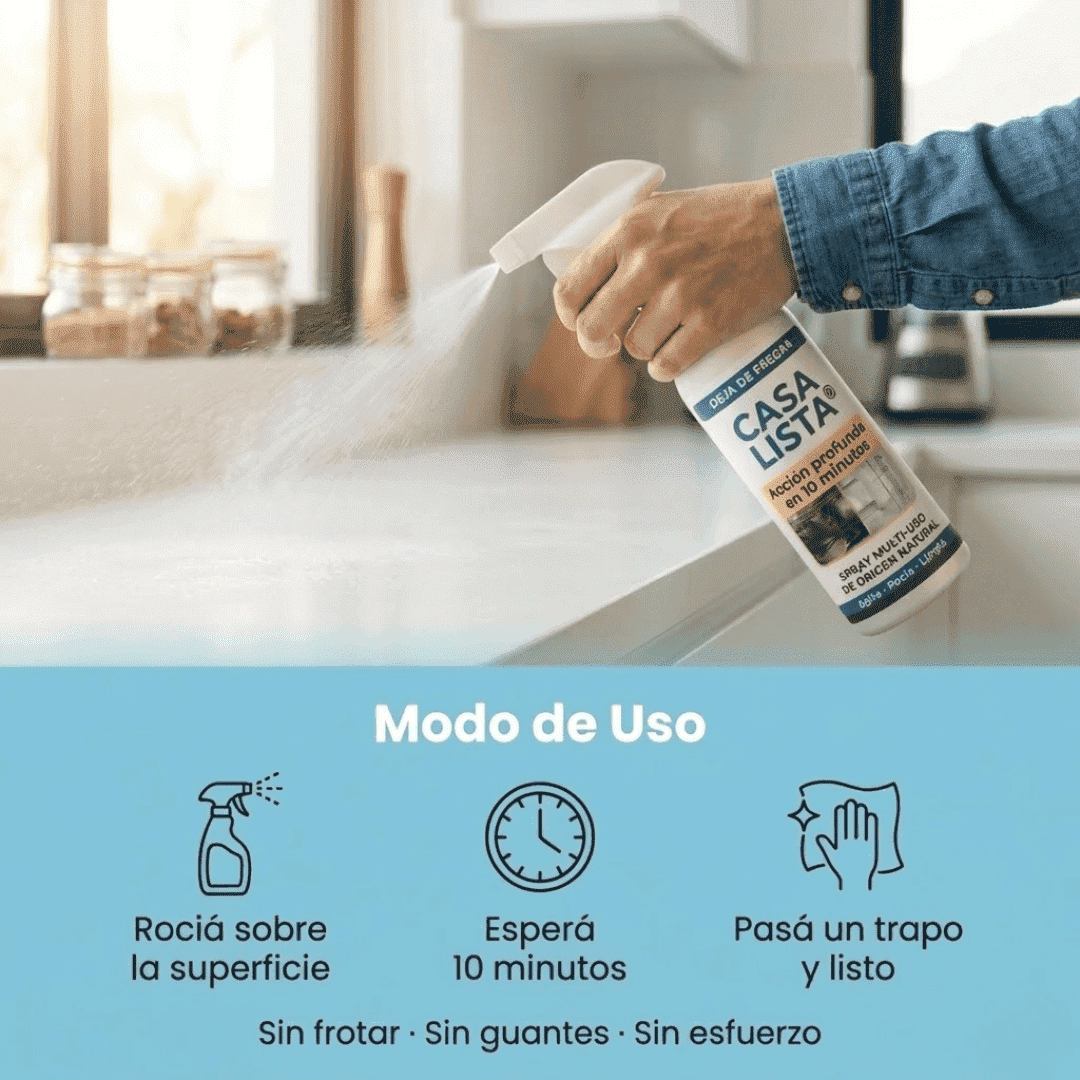 Casa Lista® – Recuperá tu Tiempo (Limpieza Extrema en 10 Minutos)