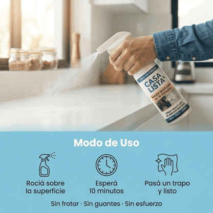 Casa Lista® – Recuperá tu Tiempo (Limpieza Extrema en 10 Minutos)